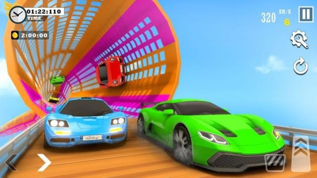 危险天空超跑特技(Stock Car Stunt Car Games)