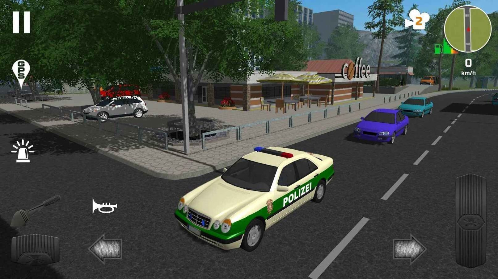 手动挡警车停车场(Police Patrol Simulator)