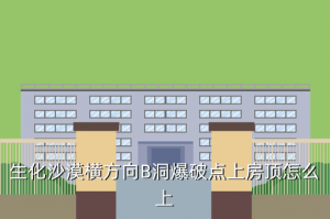 生死狙击手游沙漠B洞在哪里，生化沙漠横方向B洞爆破点上房顶怎么上