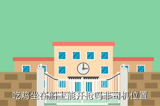 吃鸡坐在船上能开枪吗非司机位置