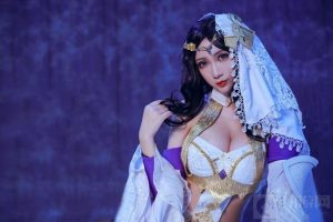 王者荣耀貂蝉异域舞娘COS 貂蝉绝美COS图集