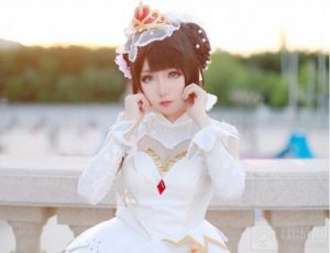王者荣耀小乔COS图集分享 小乔纯白花嫁COS
