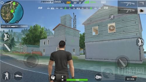 CF手游海岛地图风车镇部分建筑群打法小技巧