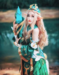 王者荣耀王昭君COS图集 精灵女王王昭君COS