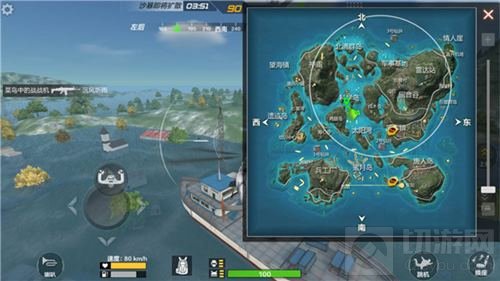 CF手游海岛东侧航线选择哪个点降落更好分析