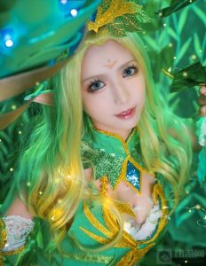 王者荣耀王昭君COS分享 王昭君精灵女王COS