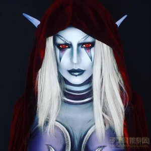 炉石传说玩家Djarii 喜欢人体彩绘的小姐姐