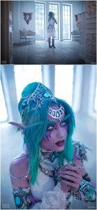 炉石传说国外精品COS分享 Narga妹子泰兰德