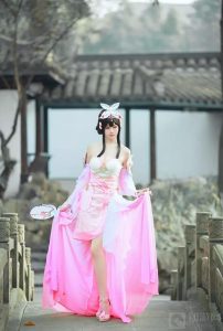 王者荣耀甄姬游园惊梦COS 最美甄姬COS图集