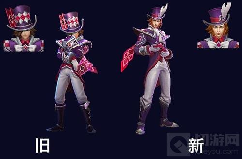 王者荣耀狄仁杰美术升级 经典及多款皮肤重做