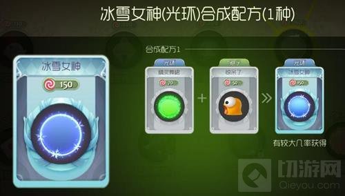 球球大作战冰雪女神光环怎么合成 合成公式