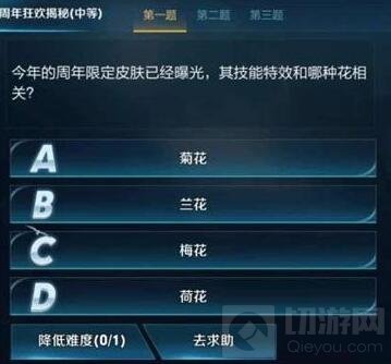 王者荣耀周年狂欢揭秘答案全公布 助你轻松得奖