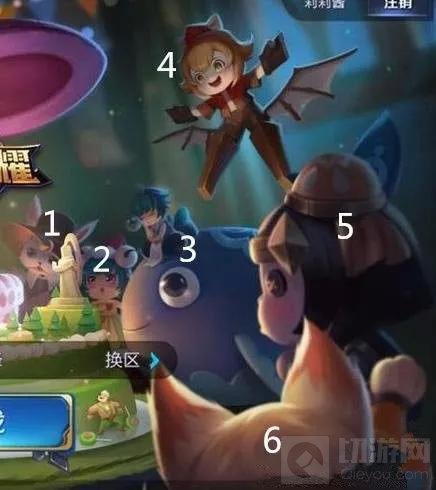 王者荣耀新赛季登录界面有几位英雄 分别是谁