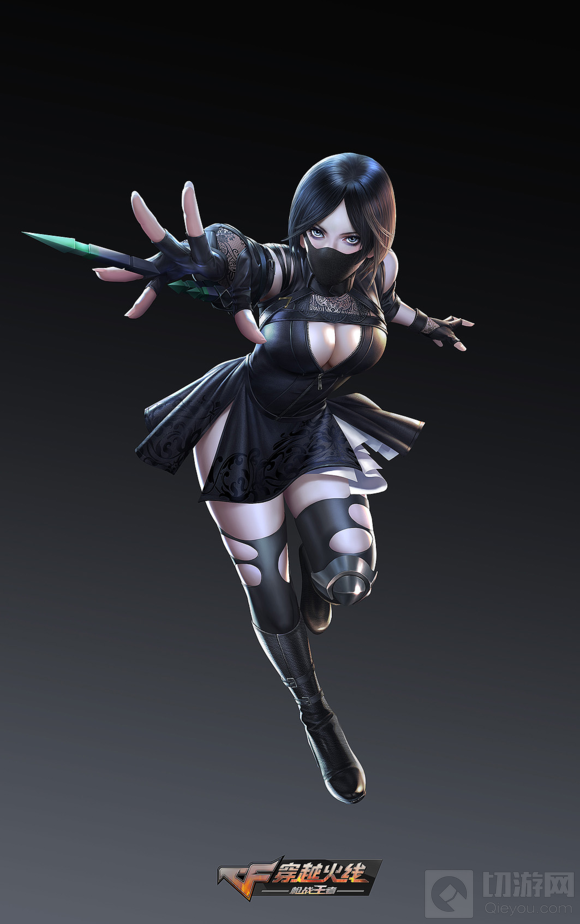 CF手游美女角色萝拉高清图片 可萌可御可清纯