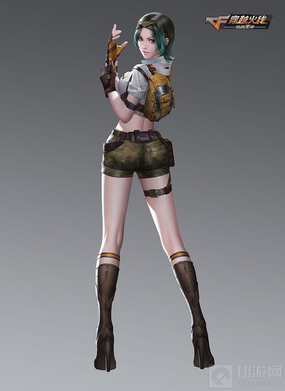 CF手游美女角色萝拉高清图片 可萌可御可清纯