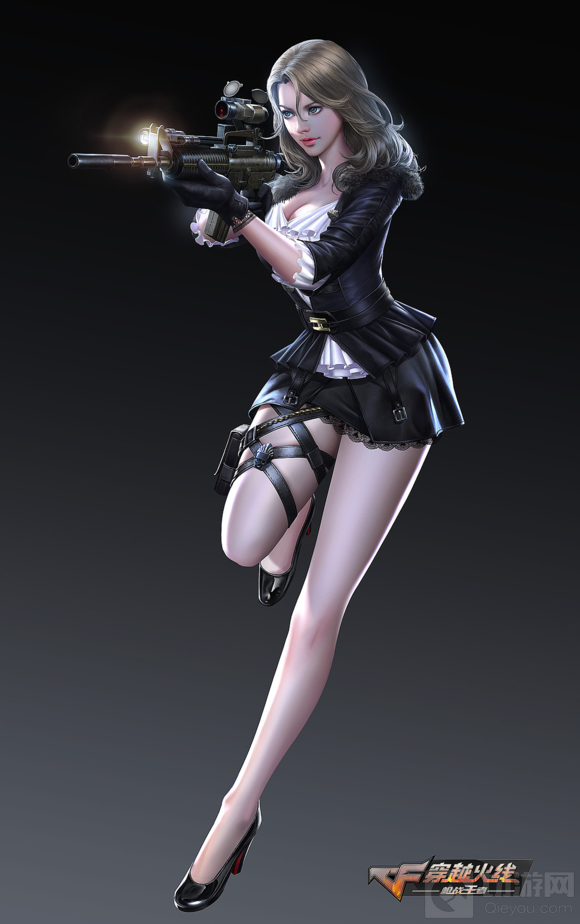 CF手游美女角色萝拉高清图片 可萌可御可清纯